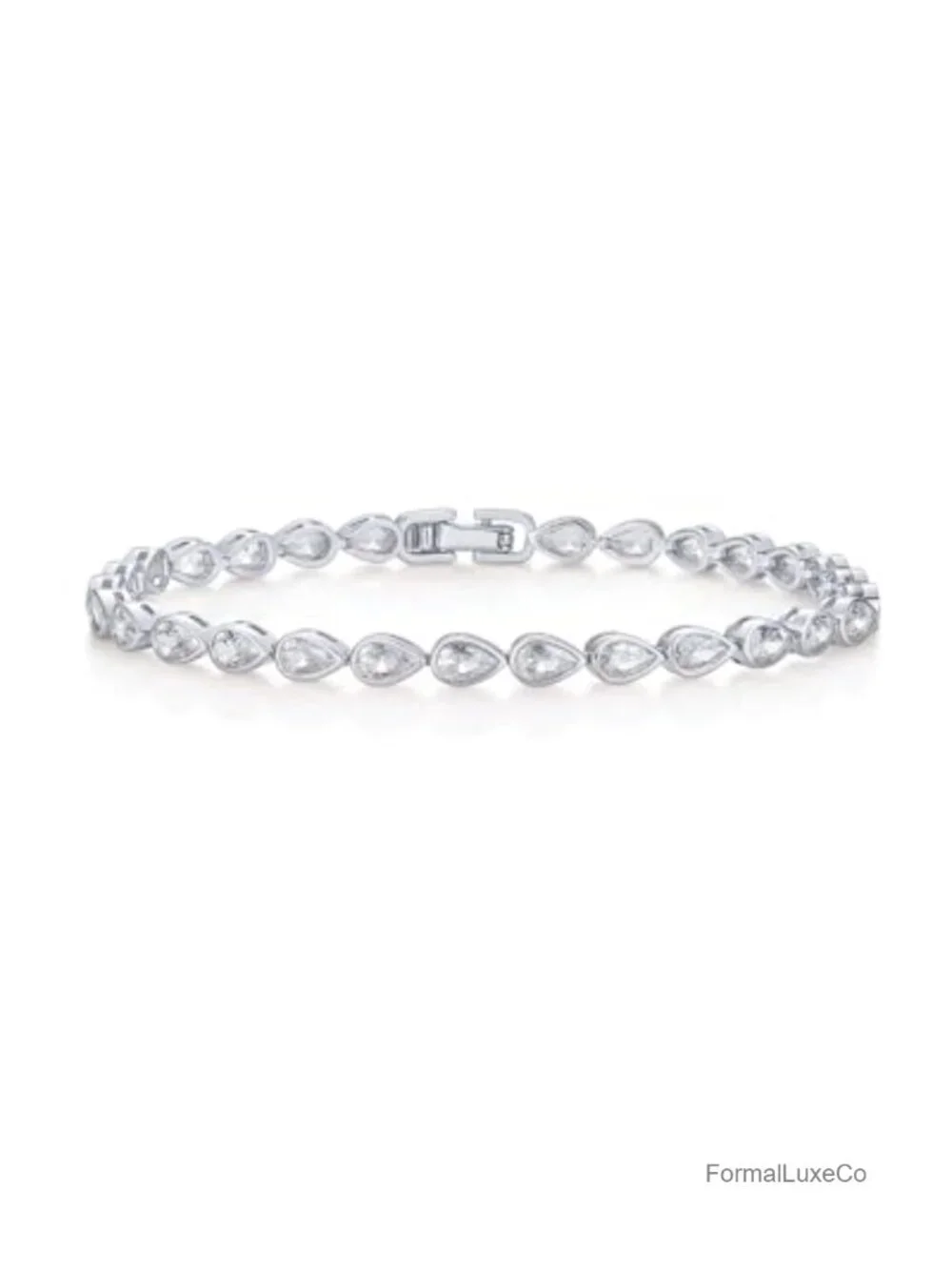 14K Gold Plated Tennis Bracelet for Women Bezel Set CZ Hypoallergenic